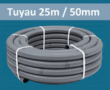 Couronnes Tuyau Piscine PVC Pression Souple Semi-Rigide à coller diamètre 50mm (En Stock)